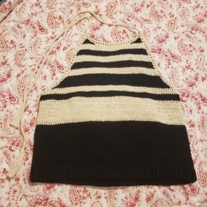 AE Woven Halter Top, size small